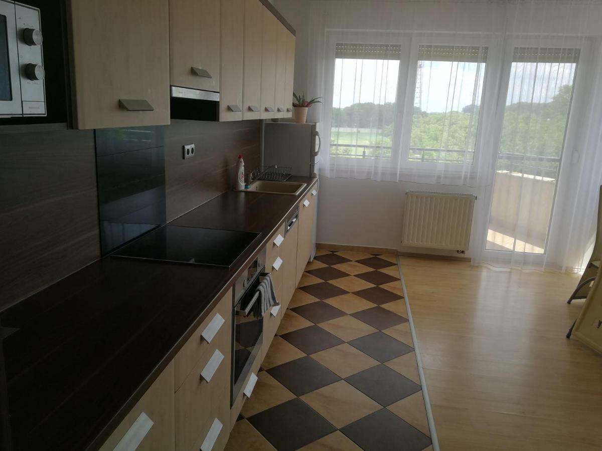 Ferienwohnung Tisza Parti Luxus Apartman Szegedin Exterior foto